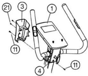 Technical diagram of a mechanical device with numbered components for identification