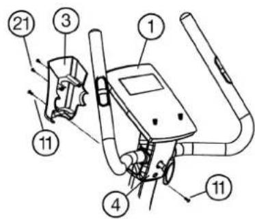 Technical diagram of a mechanical device with numbered components for identification