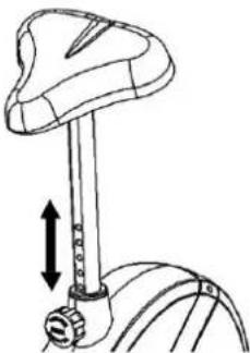 Christopeit ECO 1000 - Adjustment – Seat Position - 1