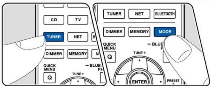 ONKYO TX-RZ70 - Écoute de la radio AM/FM - 1