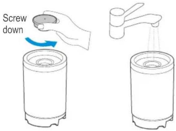 MIDEA X8 - Fresh water tank filling - 4