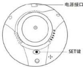 电源接口 SET键