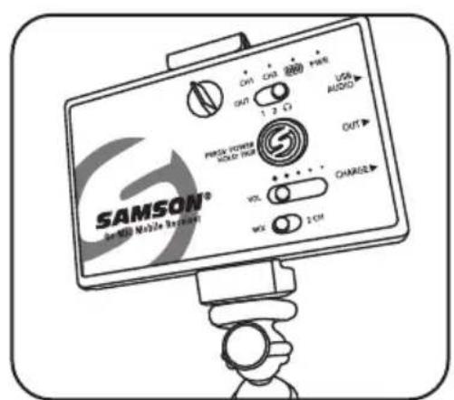 SAMSON Go Mic Mobile HXD2 - Mounting to a tripod - 4