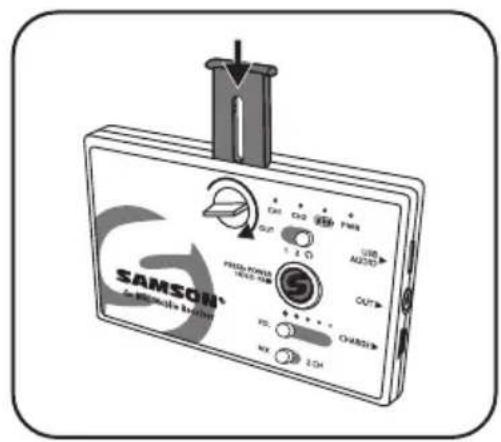 SAMSON Go Mic Mobile HXD2 - Montaggio su tablet - 1