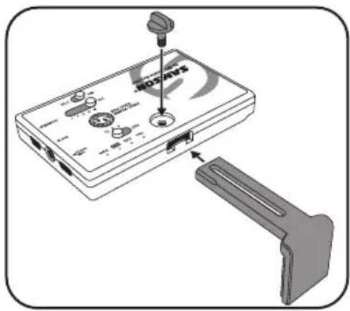 SAMSON Go Mic Mobile HXD2 - Affixing to a cold shoe adapter - 1