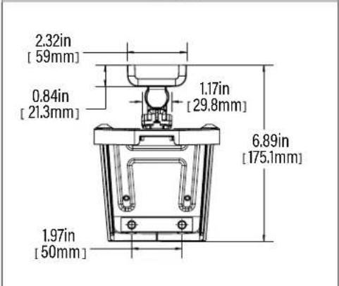 2.32in [59mm] 0.84in [21.3mm] 1.17in [29.8mm] 6.89in [175.1mm] 1.97in [50mm]