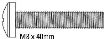 M8 x 40mm