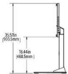 35.57in (903.5mm) 18.44in (468.5mm)
