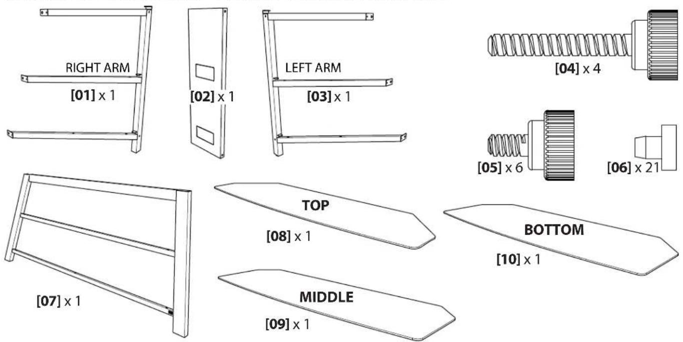 SANUS BFV53 - Supplied Parts and Hardware - 1