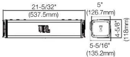 JBL Rallybar XL - Product Dimensions - 1