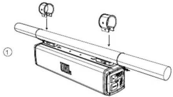 JBL Rallybar XL - Dimensions du produit - 8