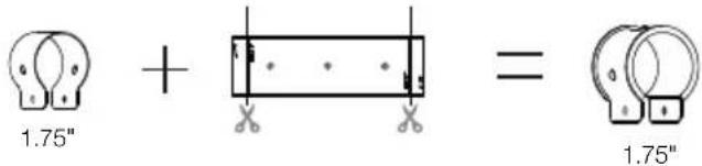 JBL Rallybar XL - Dimensi Produk - 6