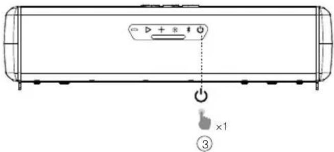 JBL Rallybar XL - Accensione - 2