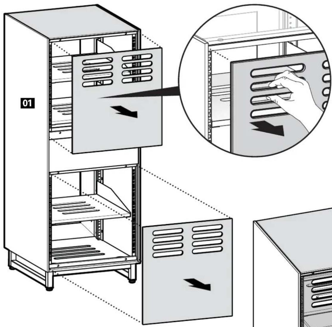 SANUS CADENZA53 - REMOVING THE BACK PANELS - 1