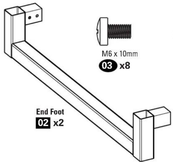 SANUS CADENZA53 - Supplied Parts and Hardware - 10