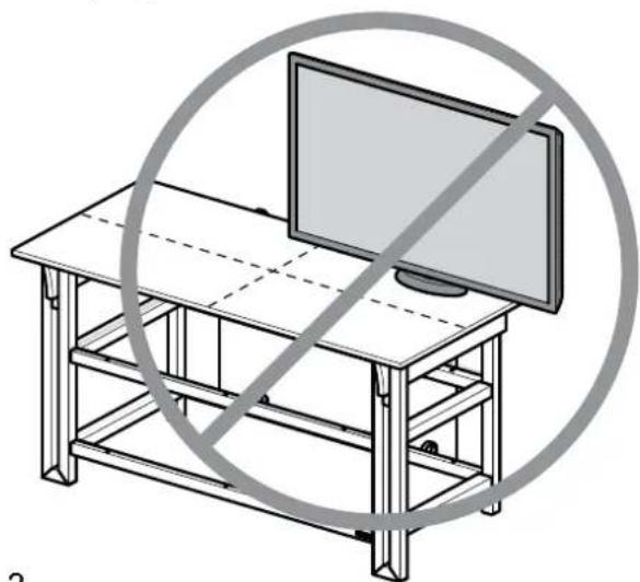 SANUS BFV846 - CAUTION: This product is designed for use with flat panel TV's ONLY. - 2