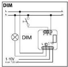 DIM L L H 1-10° DIM P-N L 1-10V 1-10V MAX 10V/Hz