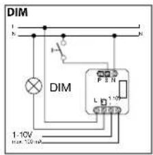 DIM L N DIM P 3 N L 1-10V 1-10V max 150 mV
