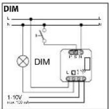 DIM L L L DIM P S R L 1-10V 1-10V R/W 100kW
