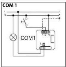 COM 1 N F COM1 P S N L