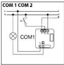 COM 1 COM 2 I N S P COM1 P N L I