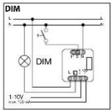 DIM L N L H DIM P-5 N L 1-10V from 10V to 10V