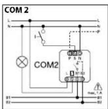 COM 2 L N I- COM2 P S N R" L R1 R2 B1 B2 B3 B4 max 1 A