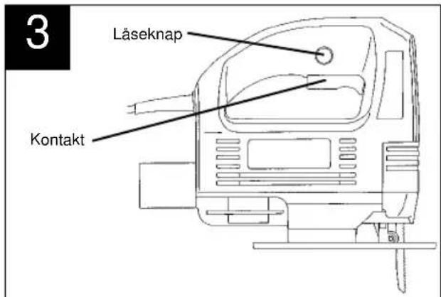 3 Låseknap Kontakt