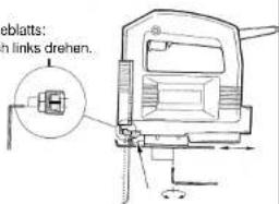 eblatts: h links drehen.