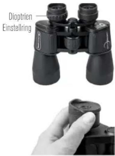CELESTRON EclipSmart - Positionierung der Gummiaugenmuscheln - 1