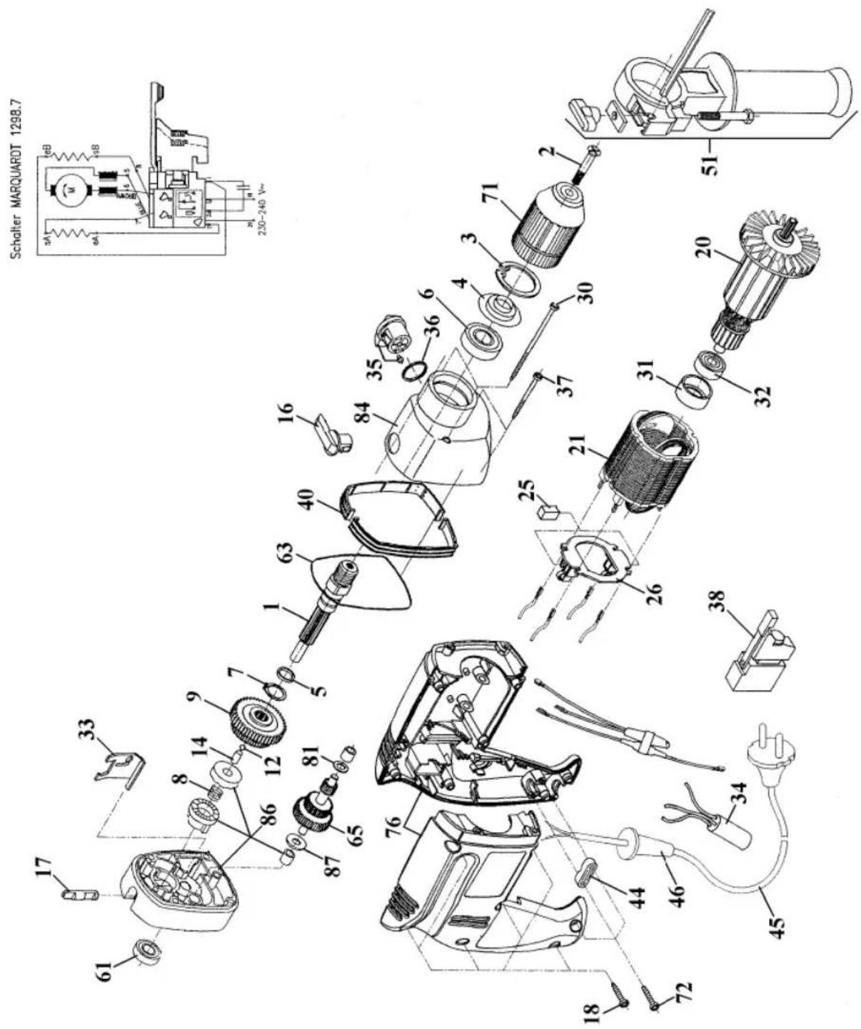 EINHELL BM-G 800 E - Attentie - 1