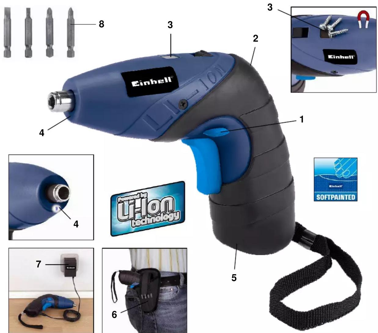 EINHELL BT-SD 3 6/2 Li - Technical Data - 1