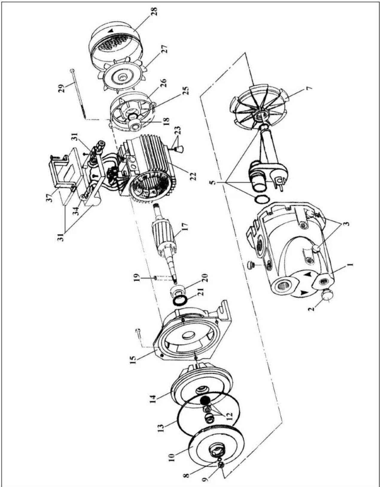 EINHELL HWA 800 K - Technische gegevens: - 1