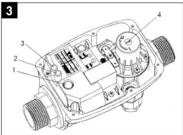 EINHELL HWA 800 K - Flow switch function and start-up - 1