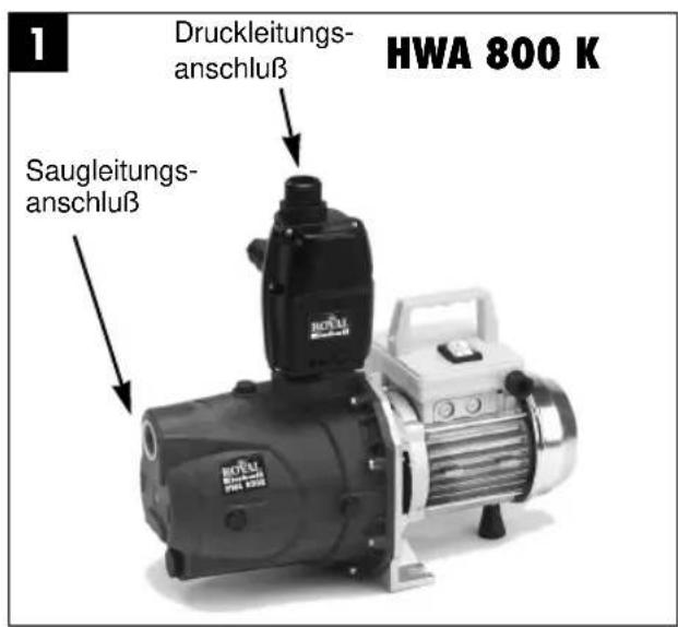 EINHELL HWA 800 K - Saugleitung - 1