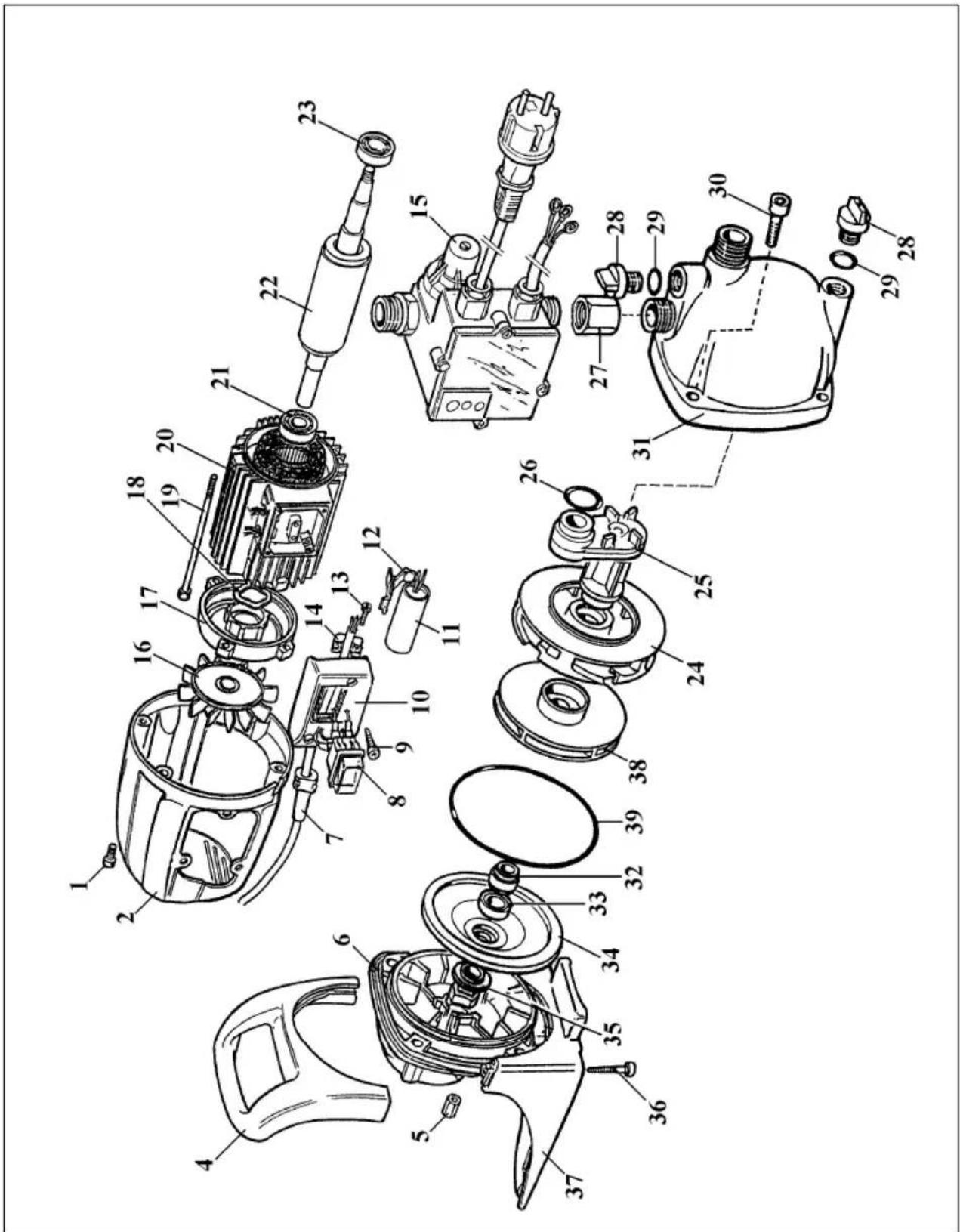 EINHELL HWA 2000 INOX - Technische gegevens: - 1