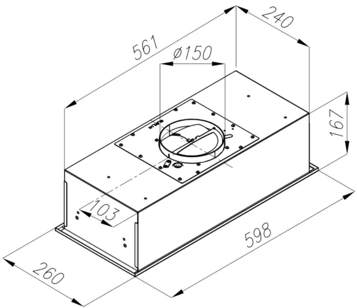 240 561 Ø150 167 103 598 260