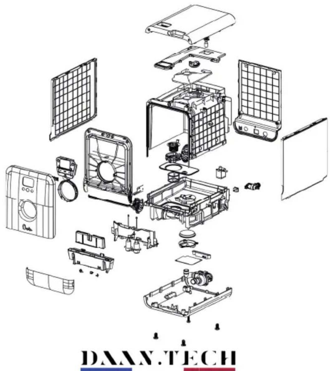 Daan Tech Bob - Bob.the mini dishwasher - 1