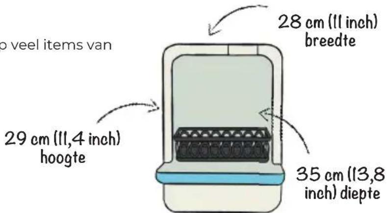 Daan Tech Bob - | Maximale groote van platen - 1