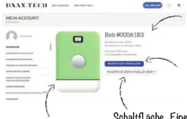 Daan Tech Bob - Wie verwalte ich Bob von meinem Konto aus? - 1