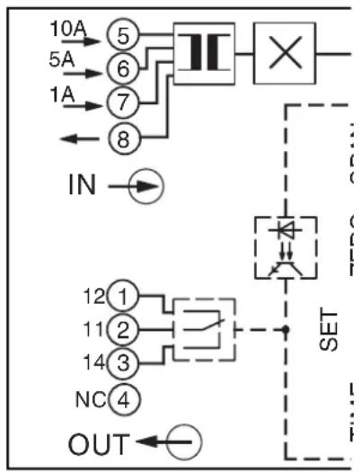 Phoenix Contact MCR-S-1/5-UI-DCI-NC - Schéma Bloc - 1