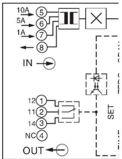Phoenix Contact MCR-S-1/5-UI-DCI-NC - Block diagram - 1