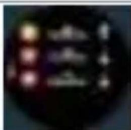 Blurred image with indistinct Chinese characters, likely from a dark circular background.
