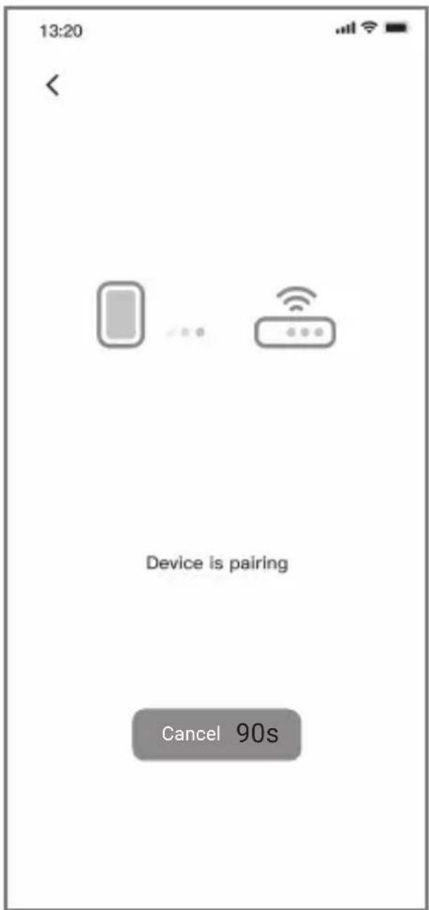 HIOAZO HO-SC-6W - 3/ Mode de connexion SmartConfig (Flash rapide) - 2