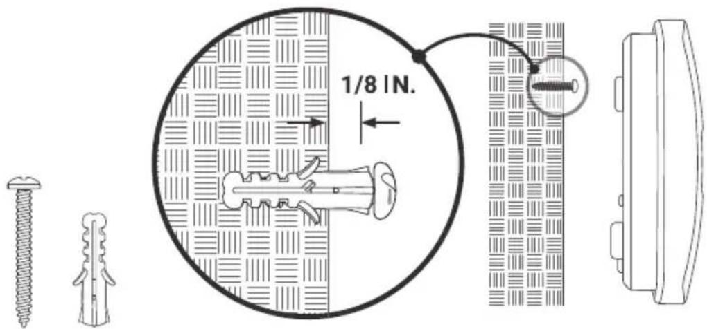 HIOAZO HO-SC-8W - Étape 2 : Marquez les emplacements des vis - 2