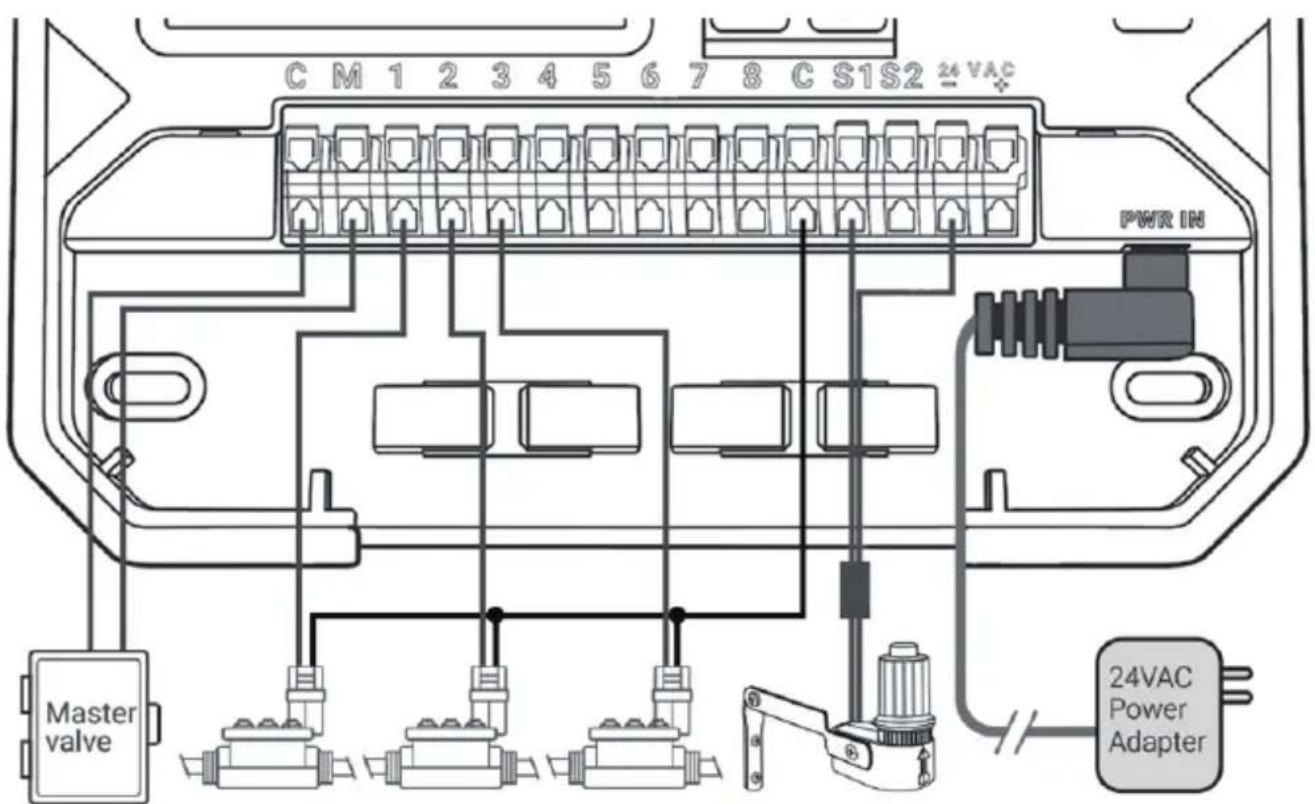HIOAZO HO-SC-8W - Schéma de câblage - 1