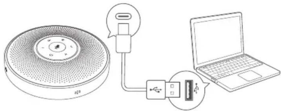 eMeet OfficeCore M2 - Carga de la bateria - 1
