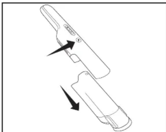 Djive Vacumate Ultralight - Removing and Replacing the dust bin (for Cleaning) - 1