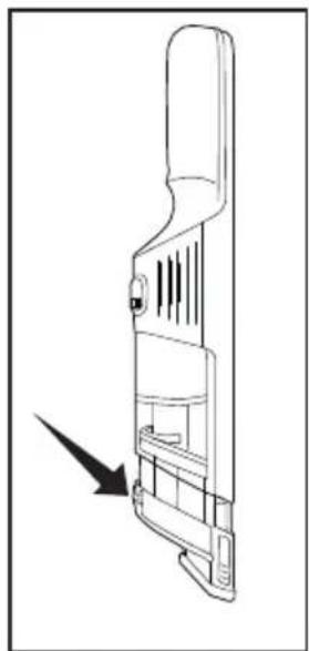 Djive Vacumate Ultralight - Enlever et replacer le réservoir à poussière (pour le nettoyer) - 1