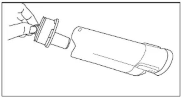 Djive Vacumate Ultralight - Enlever et replacer le réservoir à poussière (pour le nettoyer) - 2